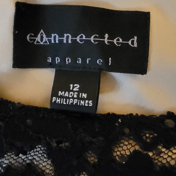 Connected Black Sleeveless Dress Size 12 - Picture 5 of 12